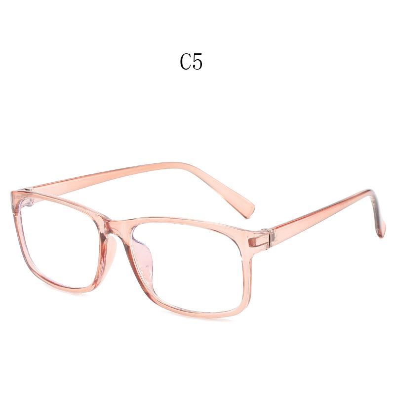 Clear Anti Radiation Filter Glasses Women Men Simple Square Eyewear Business Commute Female Male Blue Light Blocking Glasses