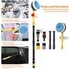 Microfiber Nylon Towel Car Brush 360 Degree Spin Mop Car Wash Brush Kit with Long Handle for Auto Retractable Rotating