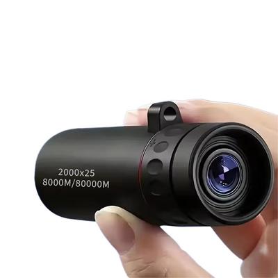 2000x25 HD Mini Monocular Telescope Portable Telescope for Outdoor Camping and Hunting Birdwatching Telescopes
