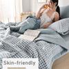 Sommer-Kühldecke, kühlende Faser, atmungsaktiv, weich, kühlende Steppdecke, maschinenwaschbar, Klimaanlagen-Steppdecke