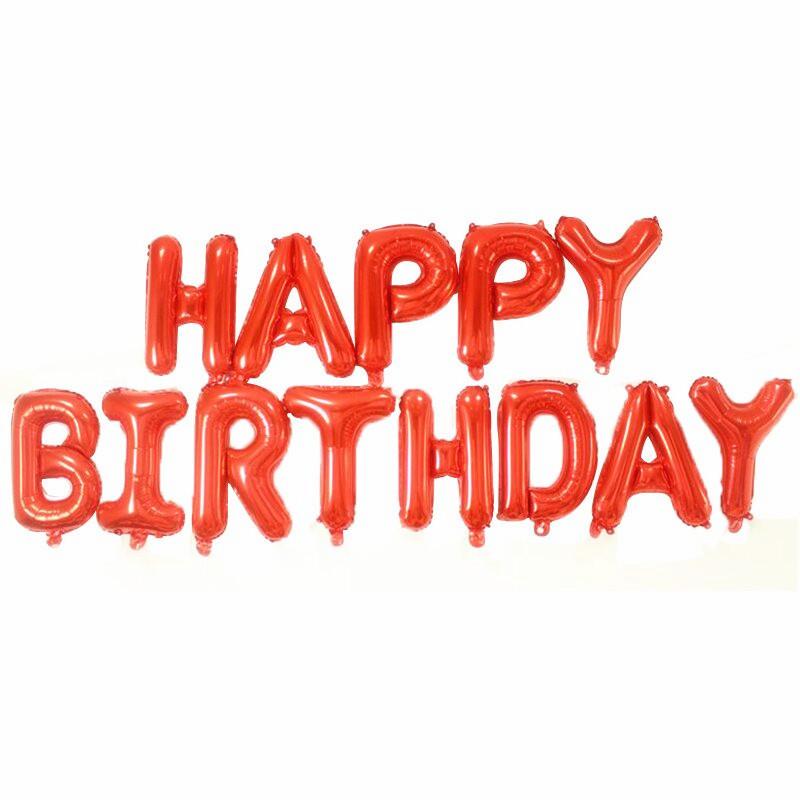 

8pcs Happy Birthday Decoration Balloons Rose Gold Letter Foil Ballons Birthday Party Decorations Globos Anniversaire Balony 16INCH