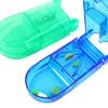 Splitter Cut Slicer Pills Container Pill Cutter Splitter Drug Box Safety Medicine Cases Storage Box