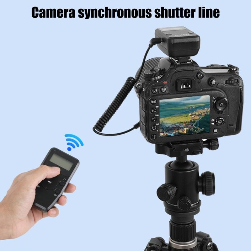 Universal 2.5mm Flash PC Syncing Cable Spring Load Design Wire Compatible for Cameras Flash Photography Accessories