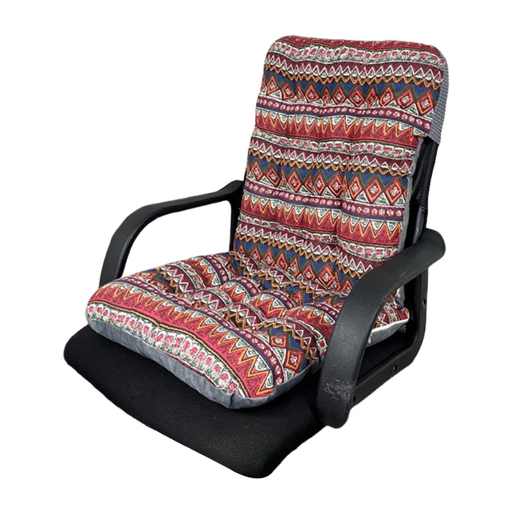 Soft High Back Chair Cushion with Elastic Straps for Garden Patio or Office Seating 40x80CM