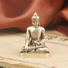 Brass Medicine Desktop Ornament Copper Sculpture Religious Worship God Statue Craft Pocket Buddha Old Coppe