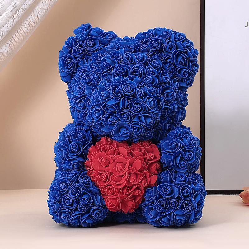 Rose Bear: Preserved Flower Gift for Girlfriend - Perfect for Birthdays, Valentine's, and Proposals