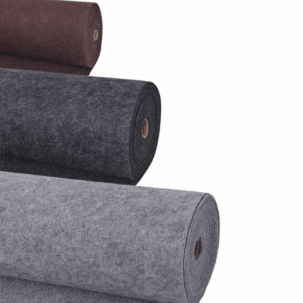 Runner Rug Anthracite 1.2 x 10 m Polyester