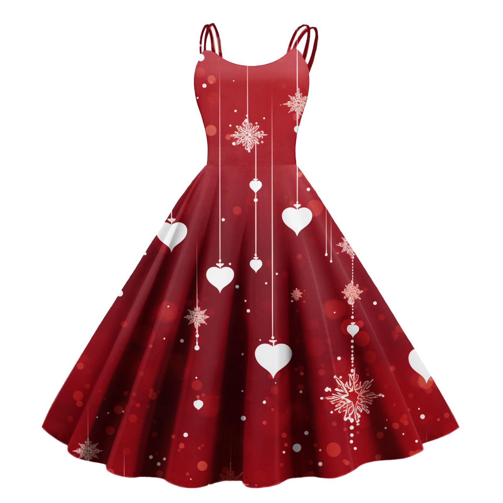 

Женское повседневное модное платье с принтом в стиле ретро с открытыми плечами в стиле панк в стиле ретро M винный