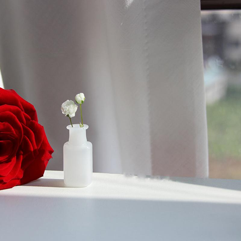 1:12 Dollhouse Miniature Glass Bottle Storage Jar Mini Geometric Shape Bottle Sealed Storage Bottle With Lid Vase Model Toys