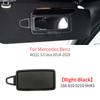 Car Interior Front Sun Shade Visor Makeup Cosmetic Mirror Cover For Mercedes Benz S Class W222  2014- S300 S320 S350 S400