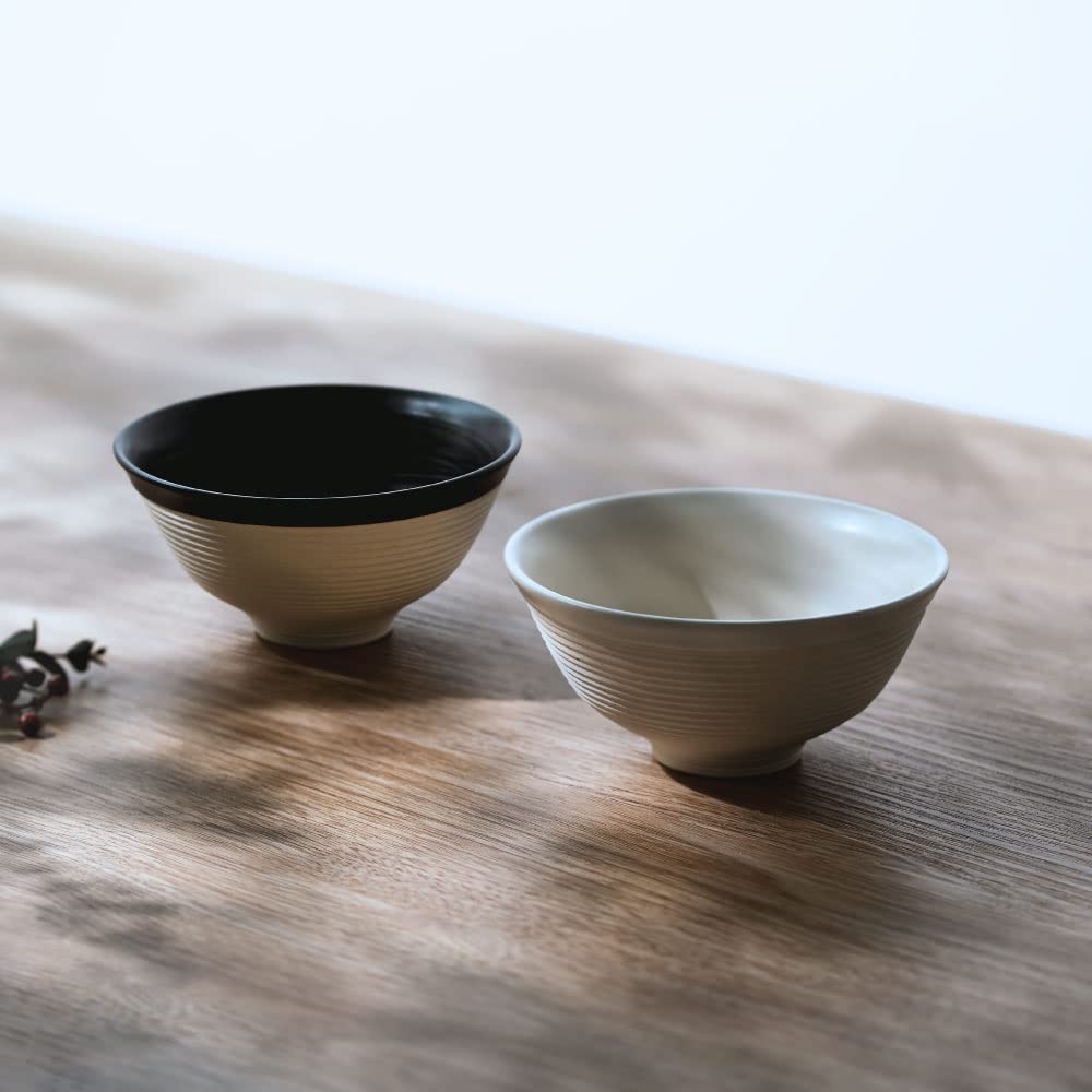 Mino Ware Sendan Tea Bowl Hare To Ke White Diameter X Height 6cm Tea Bowl Made In Japan Dishwasher Safe Tableware Stylish &NE 11.5cm NAW-280-WH