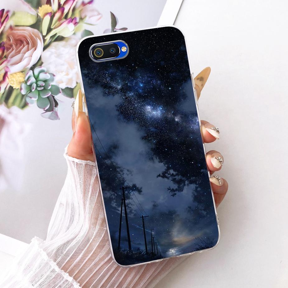 For Oppo A1k Case CPH1923 Luxury Flowers Butterfly Painted Cover Soft Silicone Case For Realme C2 RMX1941 OppoA1k RealmeC2 Shell