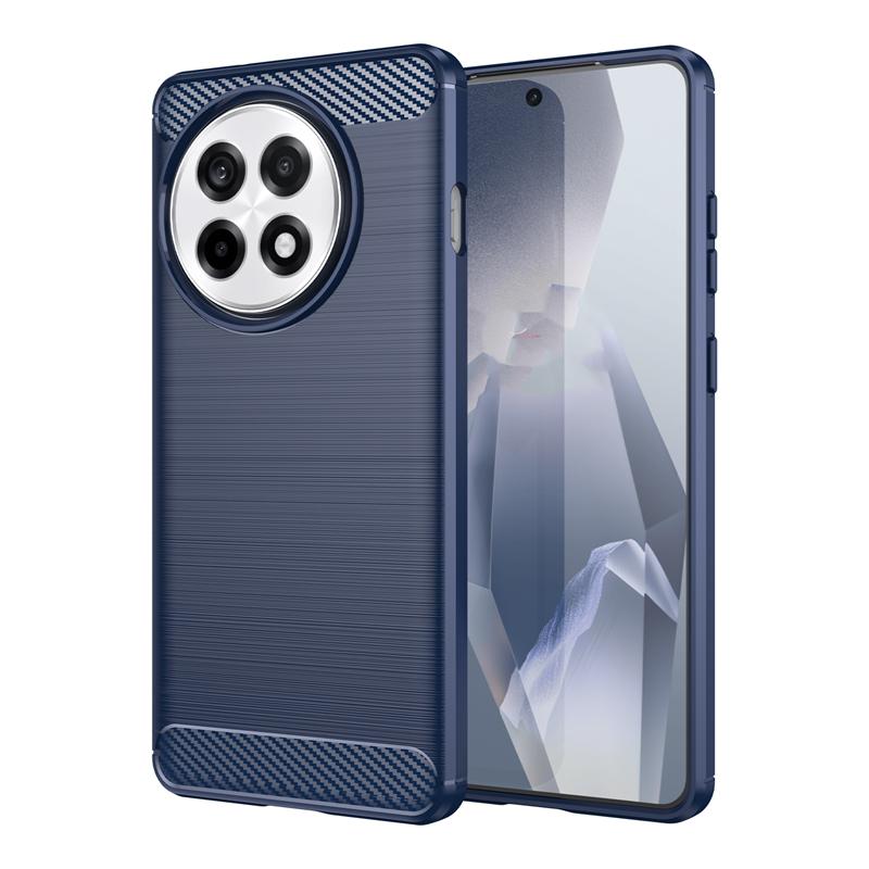 For OnePlus 13R Case Bumper Anti-knock Soft Silicone Carbon Fiber Back Cover For OnePlus 13R Case For OnePlus 13R Case 6.78 inch