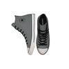 Converse Chuck Taylor All Star Hi-Vis Fabric Reflective Vintage Slip-Resistant Durable High-Top Skate Shoes Unisex Sneakers Gray 169602C