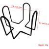 Coaster Holder, 4 PCS Metal Holder for Square or Round Coaster Sets Home Wrought Iron Shelf Decoration (Style 1)