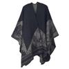 Northwest Xinjiang Women's Autumn/Winter Shawl Cape: Western Sichuan Travel Cloak & Thick Tibetan Scarf