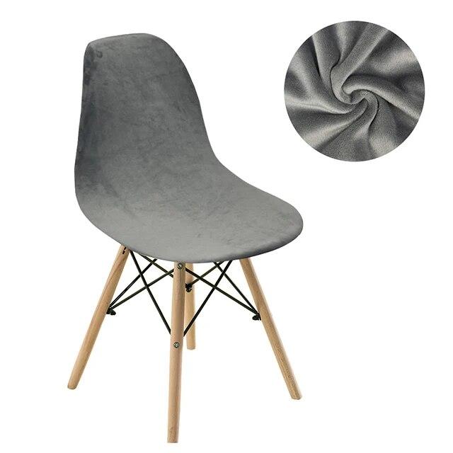 Jednolity Kolor Aksamitny Tkaninowy Pokrowiec Na Krzesło Barowe Zmywalny Zdejmowany Pokrowiec Na Siedzenie Bez Podłokietników Pokrowce Na Krzesła Do Bankietu Dom Hotel 1 SZT