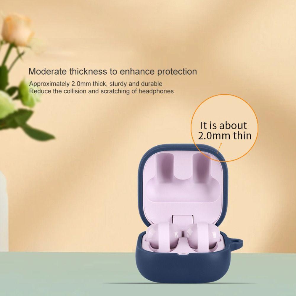 Silicone Bluetooth Headphone Cover Dustproof Charging Box Sleeve for SONY LinkBuds Clip WF-LC900