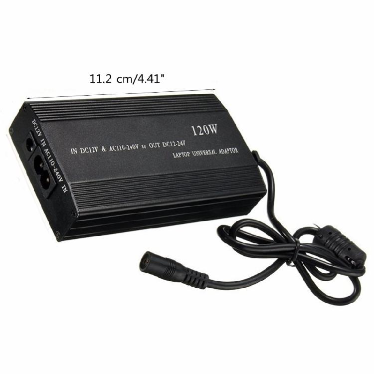 Universal Laptops Charger Car Powers Supply Adapters 12~24V Adjustables Voltages