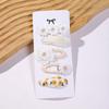 5Pcs/Set Fashion Pastel Daisy Hairpins Sweet Cute BB Clips Set Handmade Kids Hair Clips Women Girls