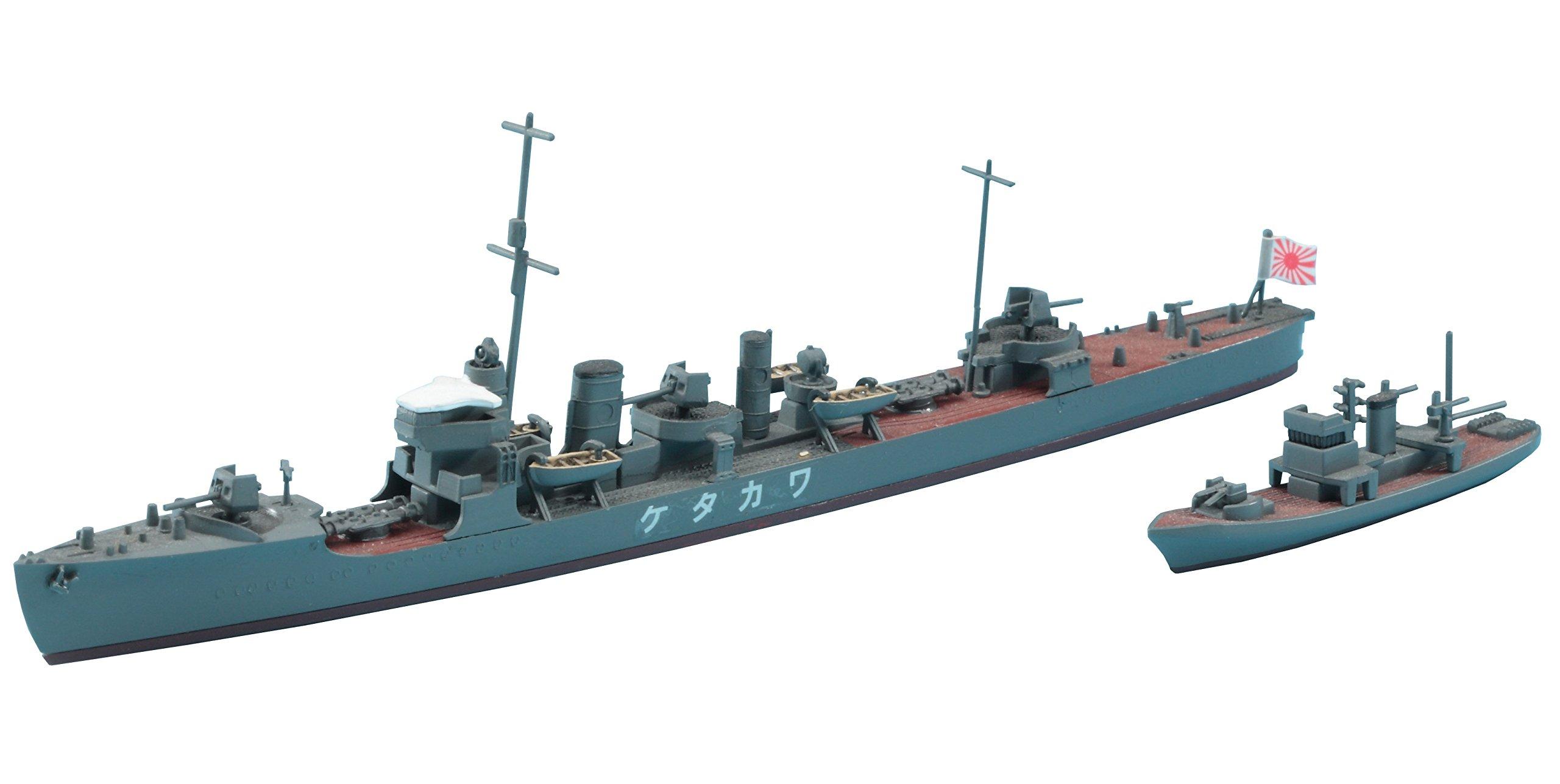 

Hasegawa 1/700 Waterline Series Japanese Navy Destroyer Wakatake Plastic Model 437