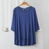 Women's Summer Modal Batwing Sleeve Top - Slimming, Loose, and Stylish.