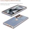 Coque de protection - BOOLING - pour Samsung Galaxy S24 Ultra - Silicone Bleu - Motif Cœur - 2 Verres Trempés