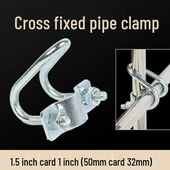 Stainless Steel Double U-Shaped Clamp for Delivery Bed/Galvanized Greenhouse Hose Tube Fastener