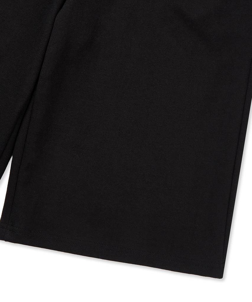 EASY NO EASY Boxer Layered Bermuda Sweatpants - Black