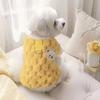 Vestiti per cani Vestiti per cani e gatti Autunno e inverno Articoli per animali domestici Teddy Cat Cappotto di cotone Scarab Velluto Gilet per tenersi al caldo