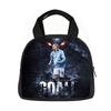 Learn, Travel Handbag Insulated Lunch Bag Reusable Haaland Lunch Box Football Star Student Bento Food Container Bags
