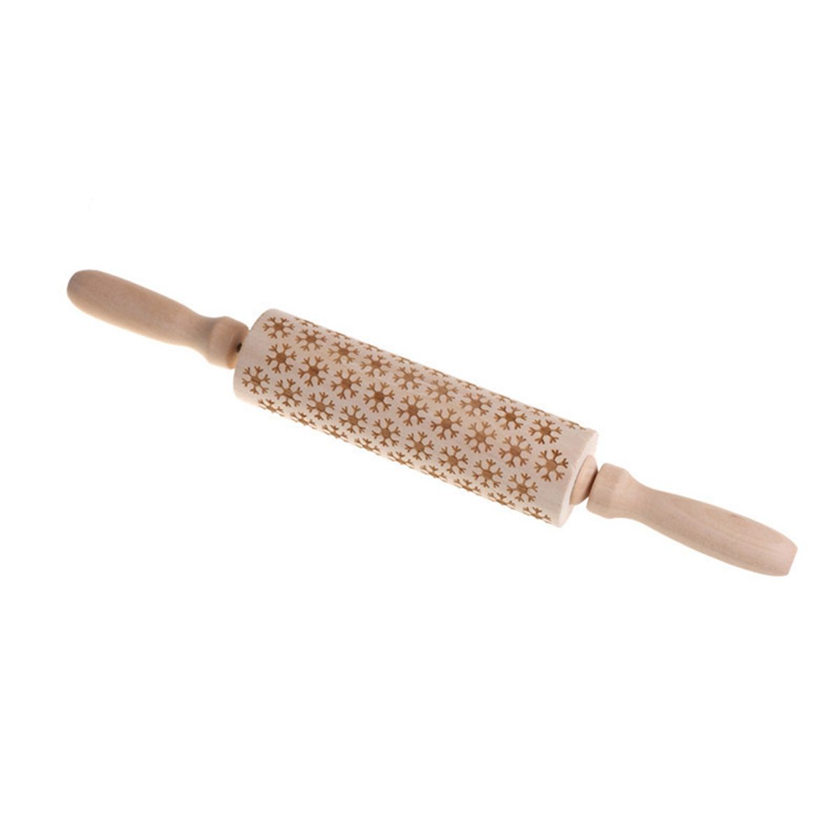 

Dough DIY Embossed Engraved Cookies Mold Rolling Pin Christmas Embossing Tool Dough Stamp 2