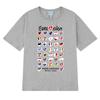Summer Fashion Eurovision Song 2025 Flags printed T Shirt New Unisex Oversized short sleeve T-shirts Unisex 100% Cotton clothing
