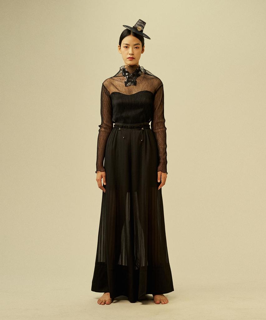 JOSUN String Wide Pants