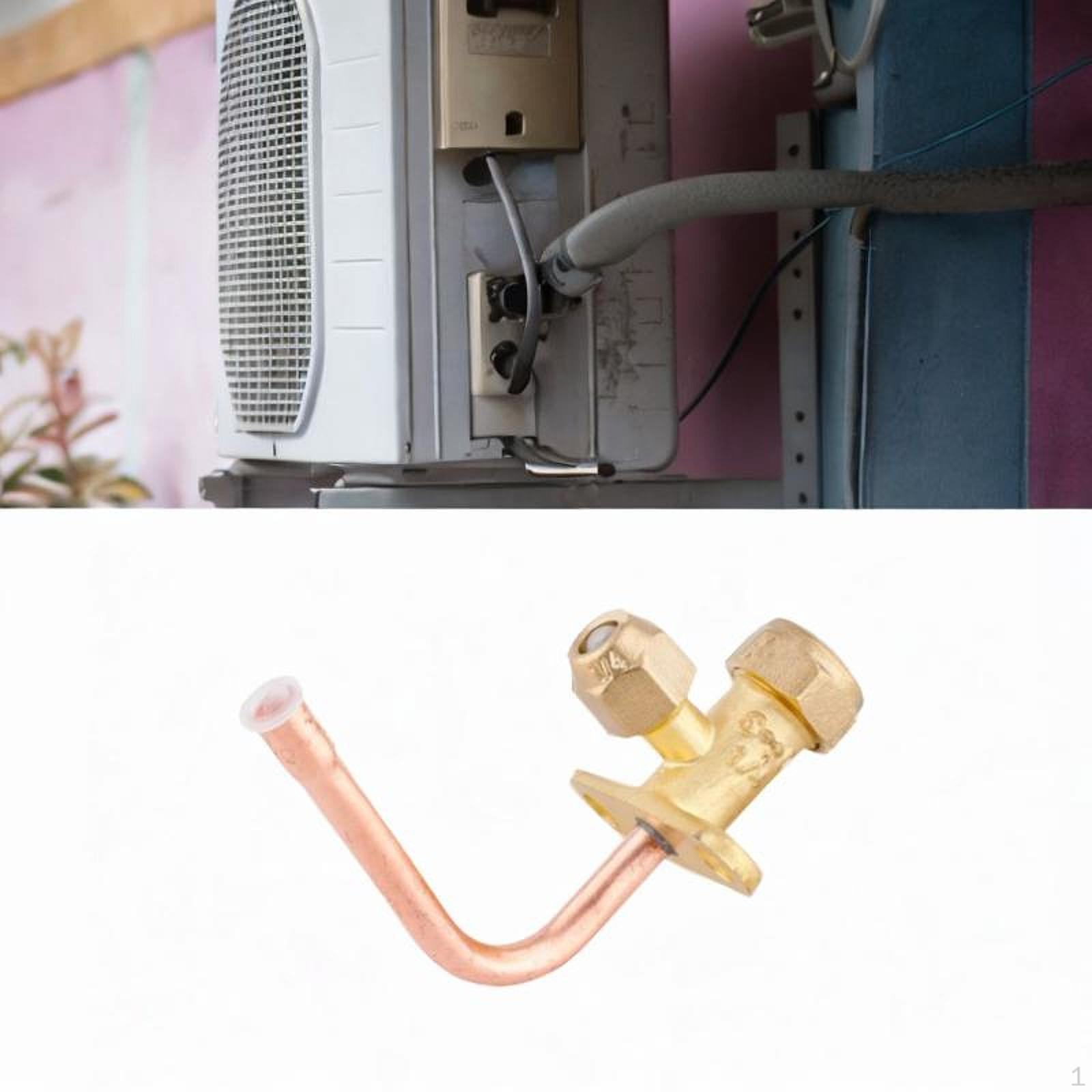 

Трехходовой запорный клапан для кондиционера, колено, простая установка и обслуживание 6.35mm