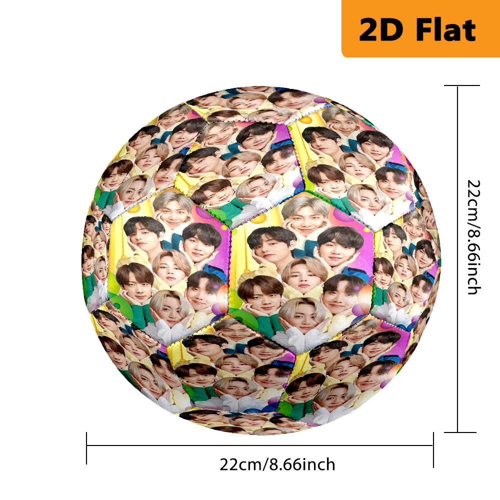 Vibrant Harmony: Colorful Unity Diversity football Suitable for both training and competition Very elastic No. 5 football High elasticity