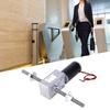 Worm Gear Motor Double Shaft Coaxial M8 Thread Speed Reduction 2435 Motor with Flange 24V