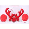 Red Nose Horn Costume Set Christmas Car Decor Rudolf Reindeer Elk Horn Car Decor Ornaments Christmas Ornament Christmas Supplies