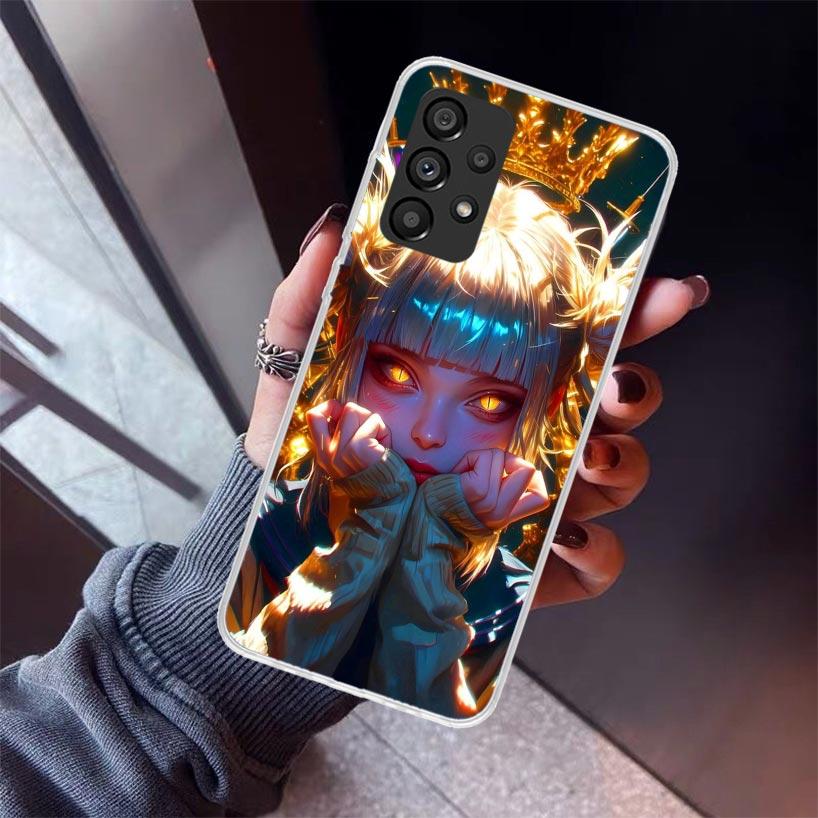 Himiko Toga My Hero Handyhülle Für Samsung Galaxy A52 A51 A50S A32 A22 A12 A02S A72 A71 A31 A70 A30S Note 20 Ultra 10 Plus S10 G