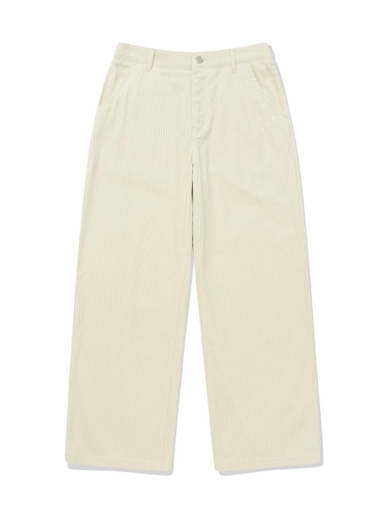 COVERNAT WOMAN Corduroy Wide Pants Ivory