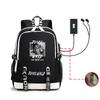 Zaino Juice Wrld Borsa per Studenti Utente Multifunzione Testa di Ricarica USB Estensione Cuffie Borsa per Computer