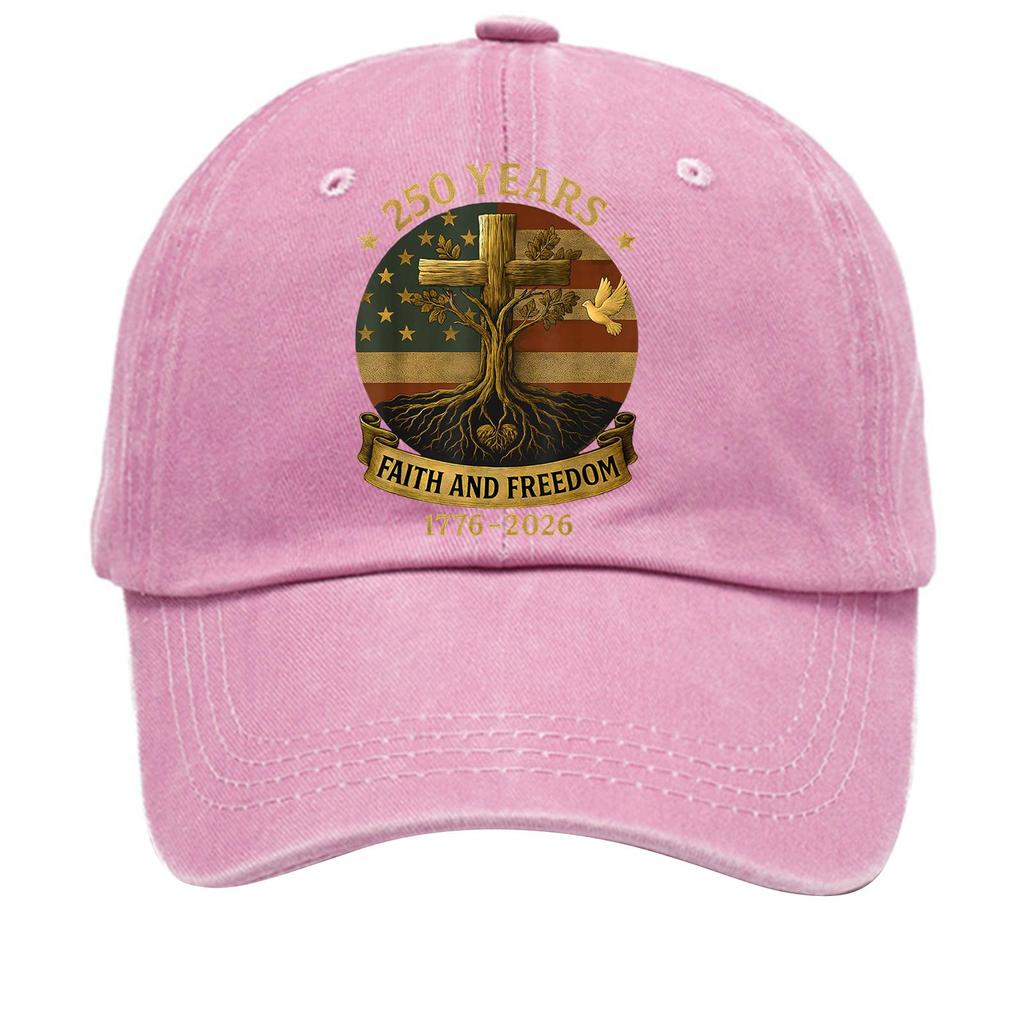American Anniversary Commemorative Hat Printed Baseball Hat
