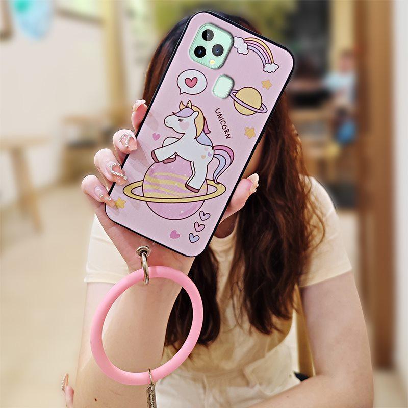 

Soft Case Ring Phone Case For Oukitel C22 Protective Dirt-resistant Cartoon Youth Solid Color Anti-knock Cute Waterproof Oukitel C22
