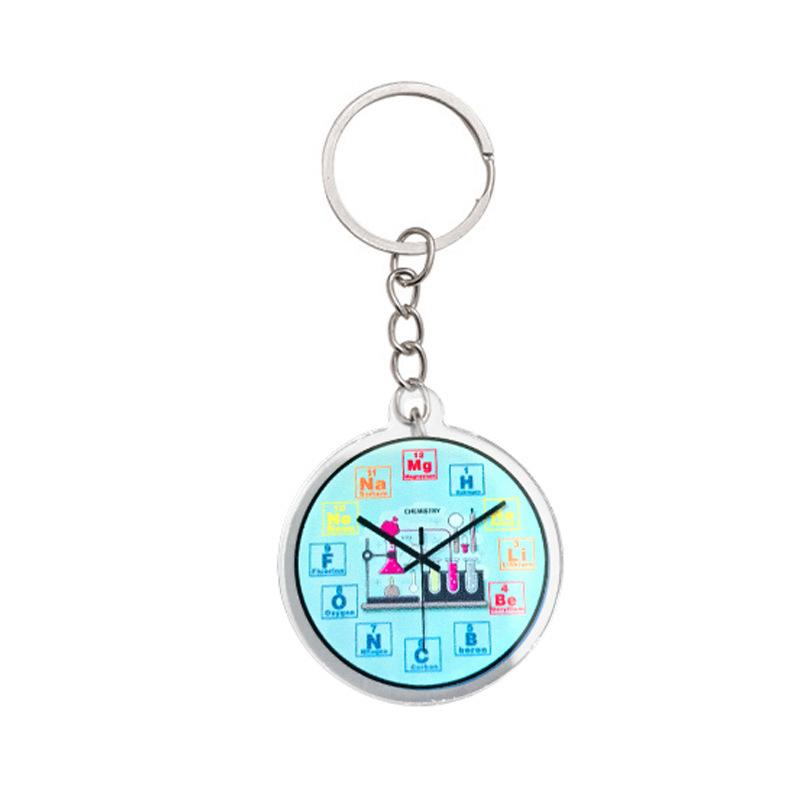 Creative Chemistry Elements Acrylic Keychain - Fun Gift for Teachers and Students