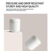 Desktop Small Trash Can Wastebasket Dispenser With Press Type Lid Modern Desk Trash Can For Vanity Dorm Living Room Home