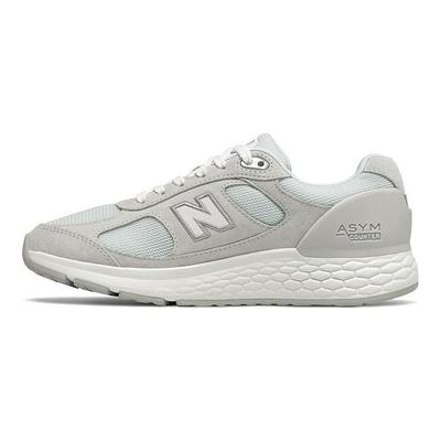 Nb Fresh Foam 1880 Malla Cuero Sintético Zapatillas Bajas para Correr Mujer zapatilla Blanco Gris WW1880S1