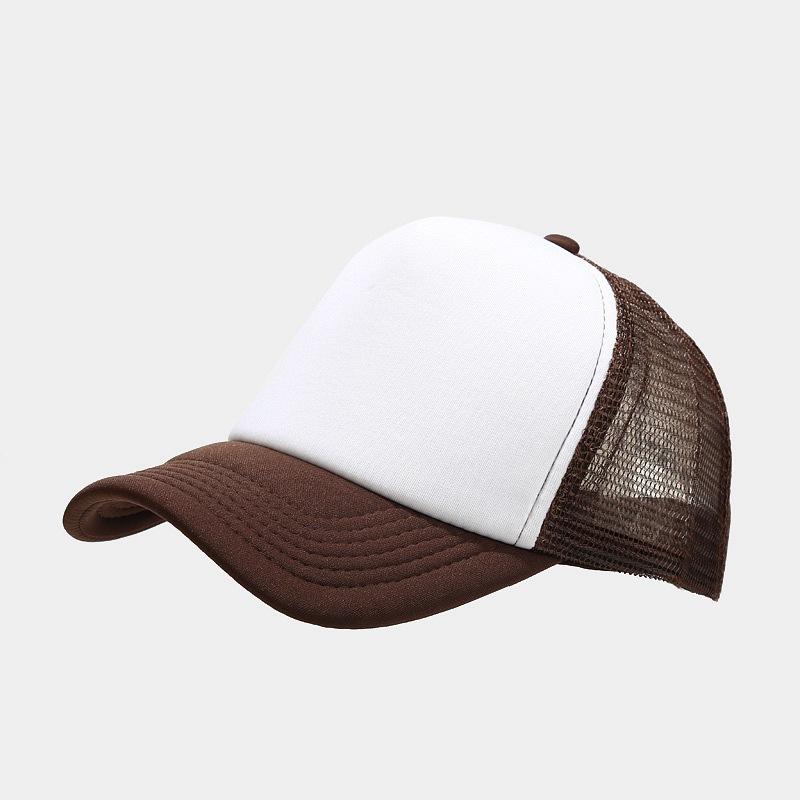 Wholesale Manufacture Embroidery Sublimation Print Mesh Blank 5 Panel Foam Custom Trucker Caps High Quality