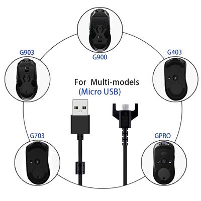 USB Ladekabel Datenleitung Ersatz Verlängerungsdatenkabel Draht für GPX G900 G903 G403 GPRO Kabellose Maus