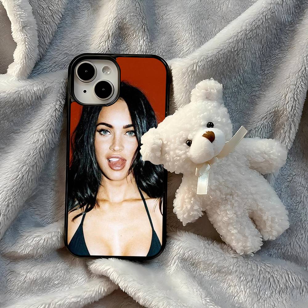 Jennifers Body Megan Fox Black Silicone Hard Plastic Phone Case For Iphone 17 Air 16 15 14 13 12 11 Pro Max PC+TPU Case