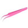 Curved Eyelash Extension Tweezers Professional Stainless Steel Eyelashes Grafting Tweezers